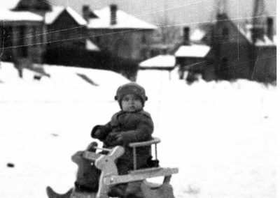 CRW on sled