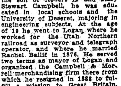 Robert S. Campbell Funeral Notice