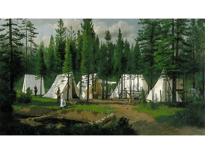 1898 Painting by JT Harwood